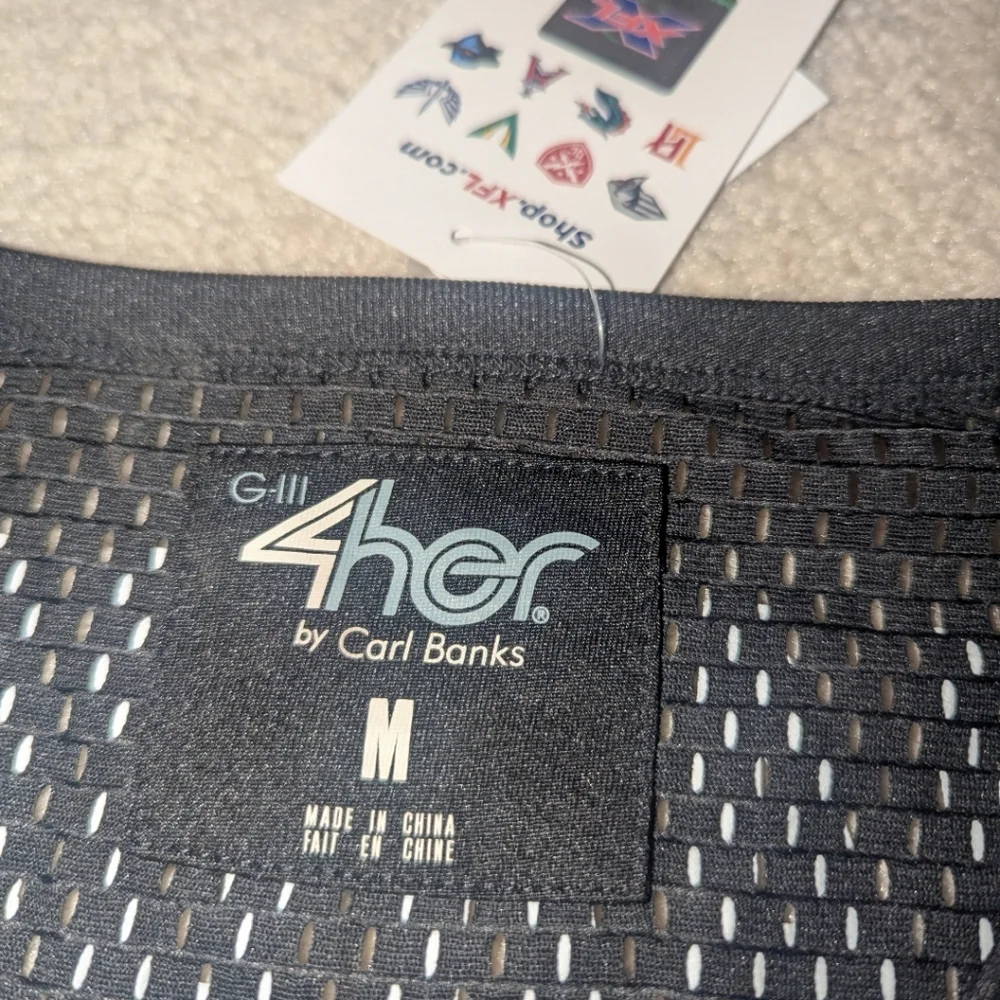 Nwt G-III WOMEN'S XFL #20 NEW YORK GUARDIANS MESH JERSEY Sz M - Picture 4 of 9